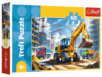 Produktbild von Trefl 17406, 60 Stück(e), Fahrzeuge, 4 Jahr(e)