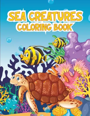 Produktbild von Sea Creatures Coloring Book