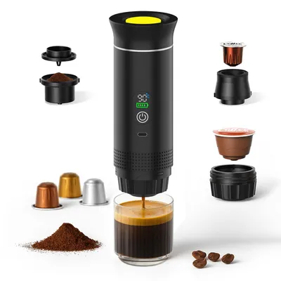 Produktbild von Tragbare Kaffeemaschine mit Selbstaufheizung & USB-C - Espressomaschine
