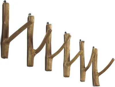 Produktbild von Wandhaken 6 Stück Unikat Handarbeit Treibholz Schwemmholz Wandgarderobe Haken Flur