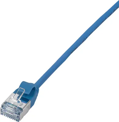 Obrázek produktu pro LogiLink CQ9026S, 0,5 m, Cat6a, U/FTP (STP), RJ-45, RJ-45, Modrá