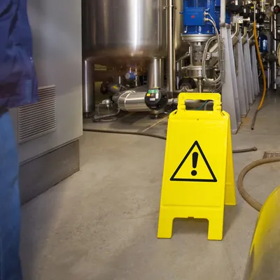 Produktbild von MORION Warnaufsteller, klappbar