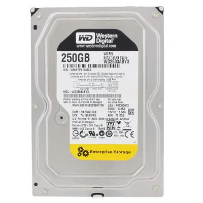 Produktbild von Western Digital 250GB WD RE4, Serial ATA II, 0 - 60 °C, -40 - 70 °C, 32 - 140 °F