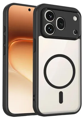 Produktbild von MagSafe Handy Hülle für Honor 600 Pro Magnetring SkinFeel Stoßfest Case Schwarz