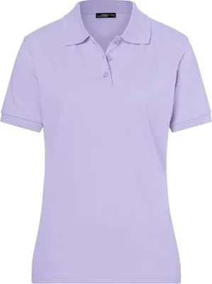 Produktbild von Hochwertiges Polohemd mit Armbündchen lilac, Gr. M