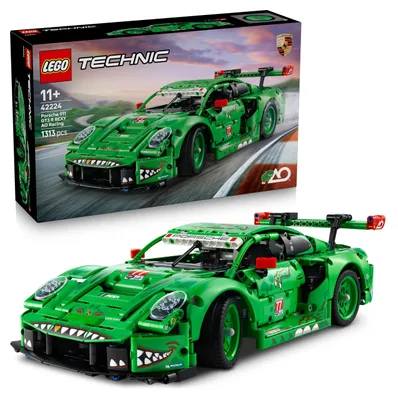 Zdjęcie produktu dla LEGO Technic Samochód Porsche 911 GT3 R REXY AO Racing, Zestaw do budowania, 11 lat(a), Plastik, 1313 szt., 1,82 kg