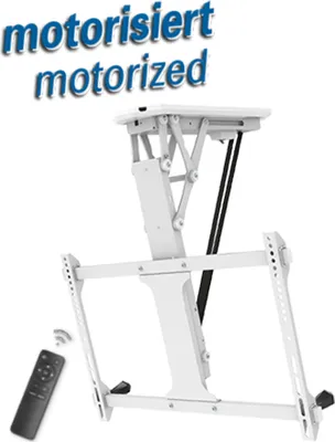 Produktbild von my wall HL 41 MWL TV Deckenhalter klappbar motorisiert 32 - 70 Zoll LED Fernseher bis 35 kg weiß