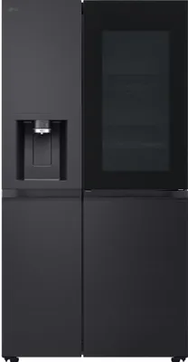 Produktbild von LG Side by Side Kühl-/gefrierkombination 628 L Essence Matte Black GSXE90EVAD