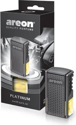 Zdjęcie produktu dla Luksusowe perfumy samochodowe Areon Platinum (na kratkę, 8 ml)