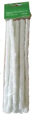 Produktbild von Docht Wick12, L-12 cm, für Fackel, rund, Packung 10 Stk.