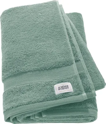 Produktbild von Schöner Wohnen Duschtuch Cuddly Farbe salbei Größe 70x140 cm