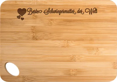 Produktbild von Mr. & Mrs. Panda Holzbrett Schwiegermutter - Transparent - Geschenk, Dankeschön, Mutter, Mama, Frühstücksbrettchen, schneidbrett, Frühstücksbrett, Hackbrett
