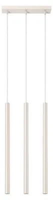 Produktbild von Hängeleuchte Metall G9 H: max. 94 cm Beige 3-flammig länglich Modern