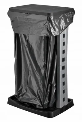 Produktbild von GARDIVO Universal-Müllsackhalter, zusammenklappbar 70-120L. Müllbeutelhalter zur Mülltrennung und zum Sammeln von wiederverwendbaren Flaschen.