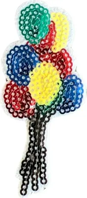 Produktbild von Ballons Paillette-Emblem-Aufnäher zum Aufbügeln