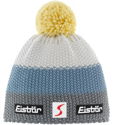 Produktbild von Eisbär Star Pompon SP Kids Beanie Grey/Blue/White UNI Ski Mütze