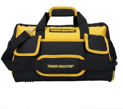 Immagine prodotto di Borsa per attrezzi, 40,6 cm, 27 scomparti, in nylon, con tracolla regolabile, ideale per artigiani