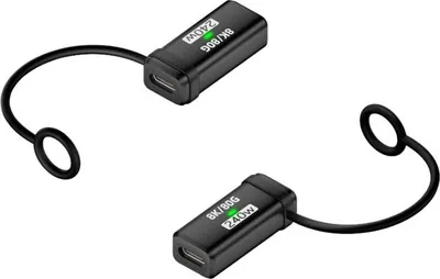 Produktbild von INF 2er-Pack 240W USB-C Buchse auf Buchse Adapter, 120Gbps, 16K@60Hz Schwarz