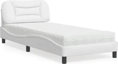 Immagine prodotto di Letto con materasso bianco 90x190 cm in Pelle finta