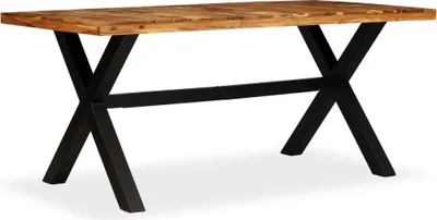 Obrázek produktu pro vidaXL Jídelní stůl z masivního dřeva akácie a manga 180x90x76 cm