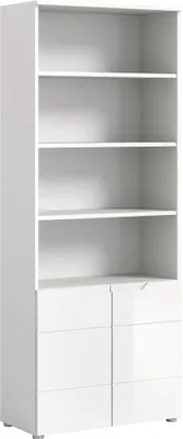 Produktbild von xonox.home Stauraumshelf Solero weiß Nachbildung B/H/T: 76x193x37cm