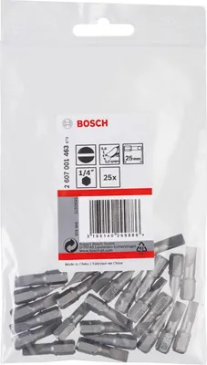 Produktbild von Schrauberbit Extra-Hart S 0,8 x 5,5, 25 mm, 25er-Pack