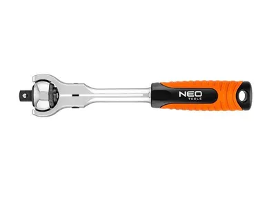 Produktbild von NEO TOOLS Umschaltknarre 08-546 250mm Chrom-Vanadium-Stahl Chrom-Molybdänstahl