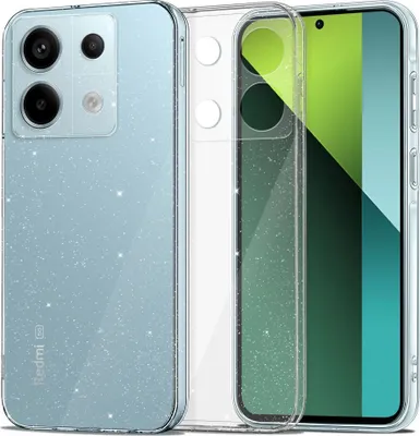Image de Techsuit Sparkle Skin Back Cover Housse pour Xiaomi Redmi Note 13 5G - Transparent