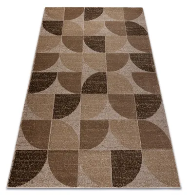 Imagen del producto de Alfombra ARCANA 4673 / marrón claro, geométrica, moderna beige 80x150 cm
