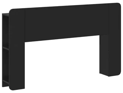 Produktbild von vidaXL Kopfteil Schrank Schwarz 135 x 18,5 x 80 cm Holzwerkstoff