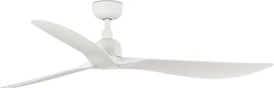Obrázek produktu pro Venkovní energeticky úsporný stropní ventilátor s dálkovým ovládáním Outwood White / White IP44