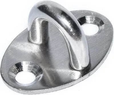 Produktbild von Wandöse Befestigungsöse Wandhaken Befestigungshaken Edelstahl 40x26mm V2A