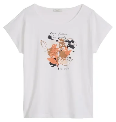 Produktbild von Jersey T-Shirts Shortsleeve 0244 White_Multi_30 Größe L