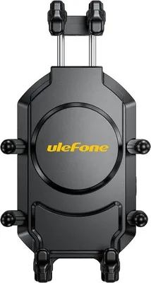 A black smartphone holder with the Ulefone logo.