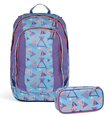 Produktbild von Satch Schulrucksack-Set AIR 80s Dance2-teilig, inkl. Mäppchen