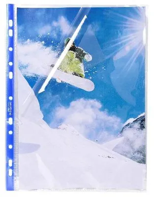 Image de Exacompta 4x Sachet de 25 pochettes perforées Stop PP A4 5875E