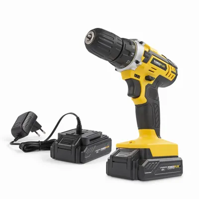 Obrázok produktu pre POWERPLUS POWX00422 - Aku skrutkovač / vŕtačka 20V LI-ION 2BAT