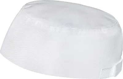 Produktbild von Kochmütze American Fb. weiß : weiß : 100% Baumwolle 230 g/m² (Kategorie 15)