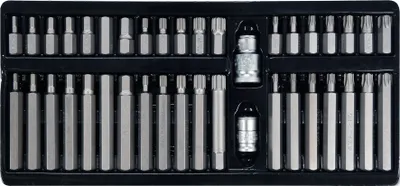 Immagine prodotto di Set di punte speciali Torx, Spline, esagonali, 40 pezzi
