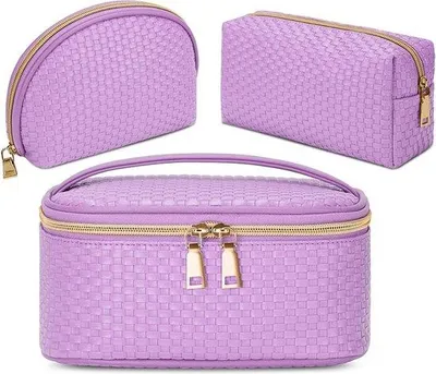 Produktbild von Famanu Kosmetiktasche für Herren und Damen - Wasserfest, groß, mit Doppelreißverschluss