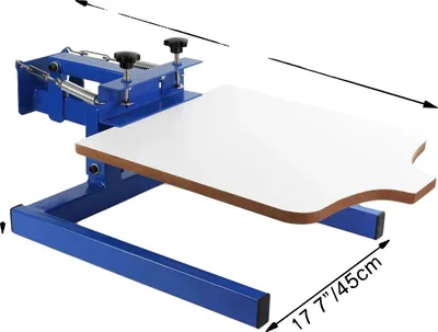 Immagine prodotto di Macchina serigrafica, struttura in acciaio resistente, ideale per progetti fai da te, 1 colore 1 stazione