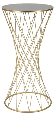 Obrázek produktu pro Mauro Ferretti Odkládací stolek Turm, zlatý, 50 x 100 cm
