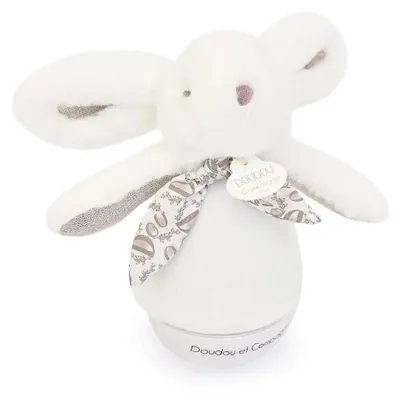 Productafbeelding van Lapin Doudou - Nachtlampje met muziek, wit (16 cm)