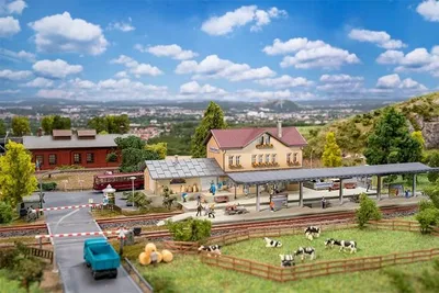 Obrázek produktu pro Faller 239007 – N – Akční sada Nádraží Dennenberg –