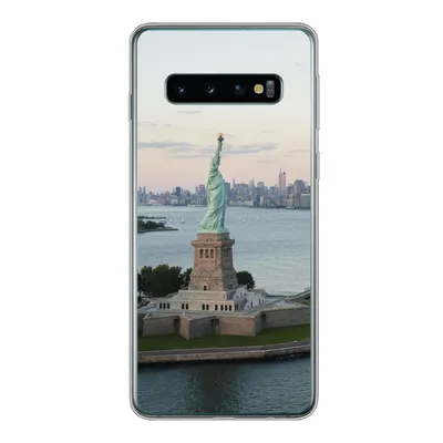 Produktbild von MuchoWow® Handyhülle Schutzhülle Hülle für Samsung Galaxy S10 New York - Freiheitsstatue - Amerika Silikon Softcase Handy Hülle - Handytasche