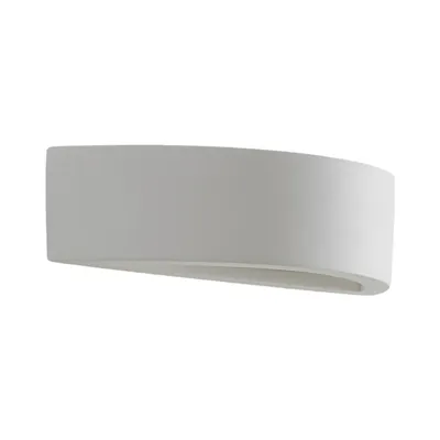 Produktbild von Lindby Wandleuchte Konstantin, Breite 30 cm, weiß, Gips, E14