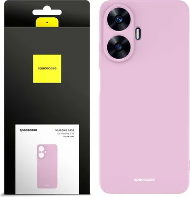 Obrázek produktu pro Silikonové pouzdro SPACECASE Silicone Case pro Realme C55 Růžová