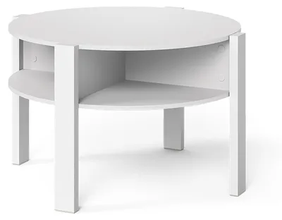 Produktbild von Couchtisch Vicco Elova Weiß 75 x 46 cm, Model 61012