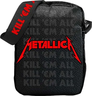 Produktbild von Metallica - "Kill Em All 1" Umhängetasche RO14484 (Einheitsgröße) (Schwarz/Rot)