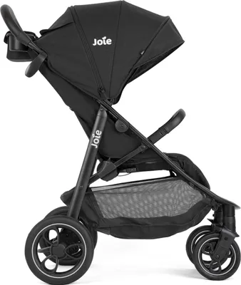 Produktbild von Joie Litetrax Pro, Betthimmel, Reisesystem-Babywagen, Unisex, Feste Räder, Faltbar, Schwarz